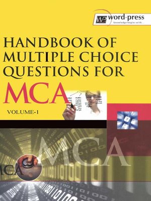 cover image of Handbook of Multiple Choice Questions for MCA, Volume 1